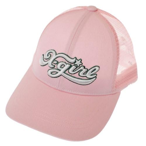 x-girl STAGES] 子ども用 帽子 エックスガールステージス ロゴ刺しゅう